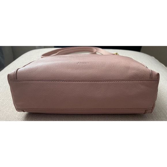 Fossil Tara Crossbody Dusty Rose Leather Handbag - Picture 10 of 11